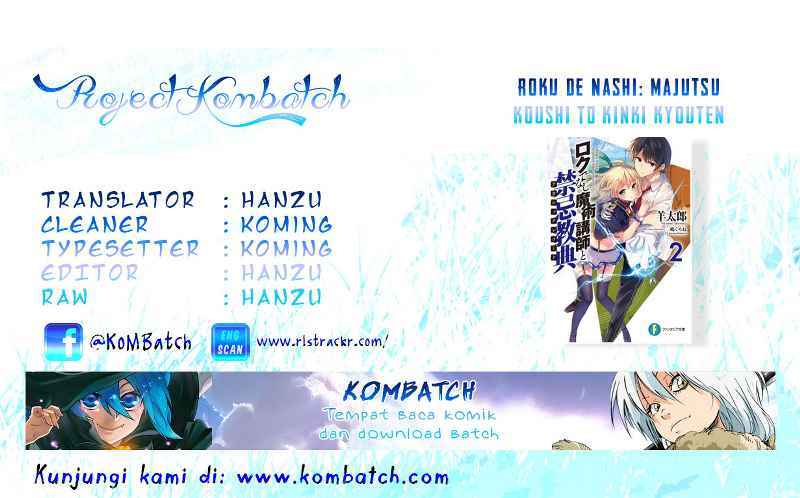 Roku de Nashi Majutsu Koushi to Kinki Kyouten chapter 8