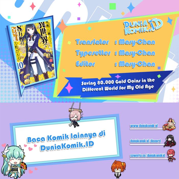 Rougo ni Sonaete Isekai de 8-Manmai no Kinka o Tamemasu Chapter 81 Bahasa Indonesia