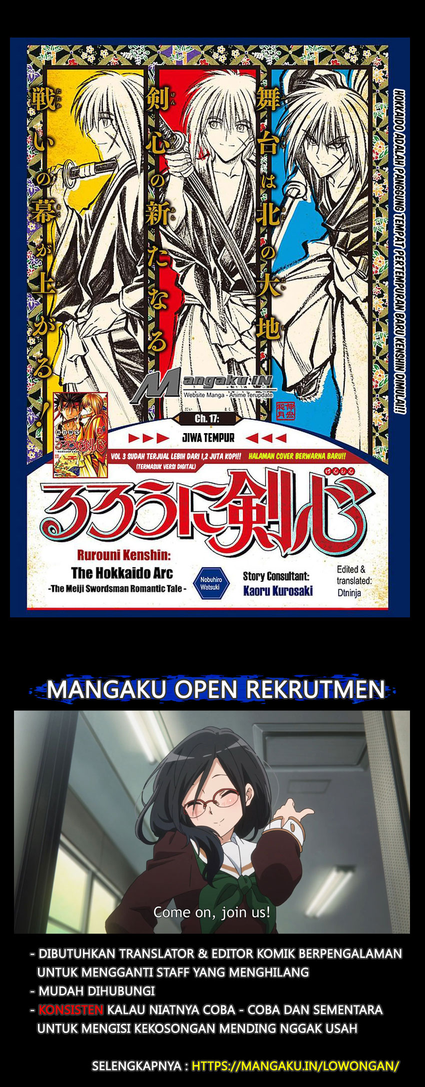 Rurouni Kenshin: Meiji Kenkaku Romantan – Hokkaido-hen chapter 17