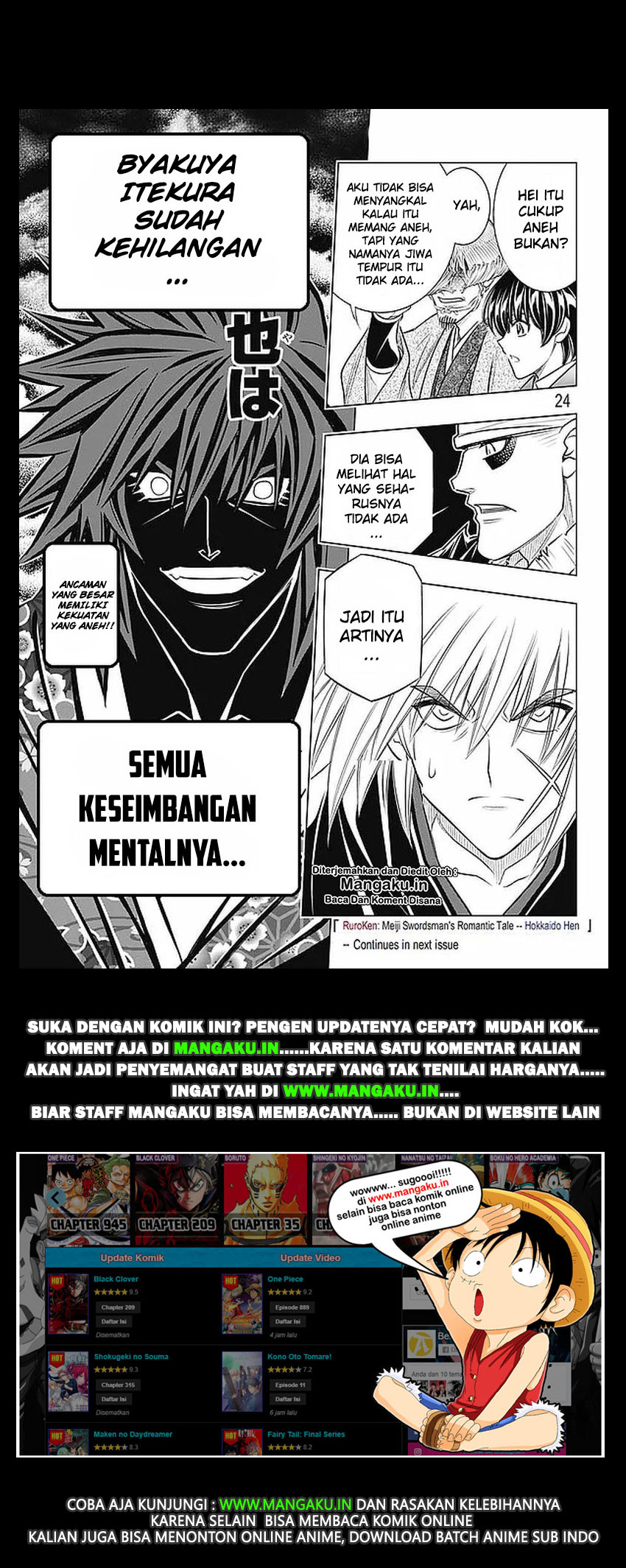 Rurouni Kenshin: Meiji Kenkaku Romantan – Hokkaido-hen chapter 17