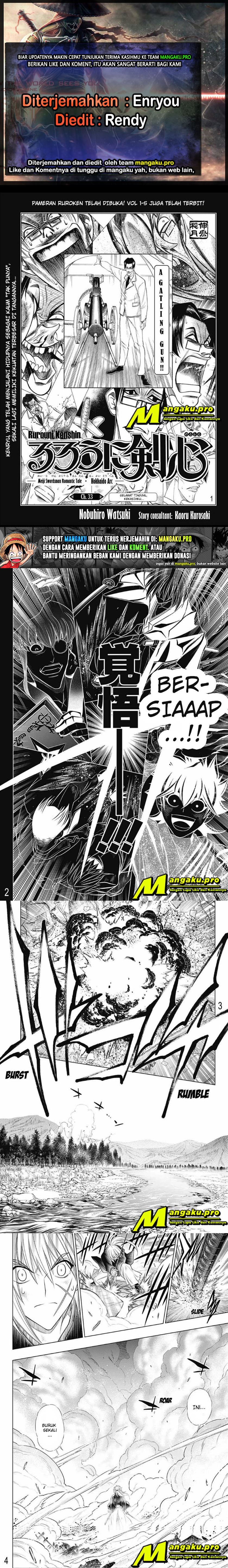 Rurouni Kenshin: Meiji Kenkaku Romantan – Hokkaido-hen chapter 33