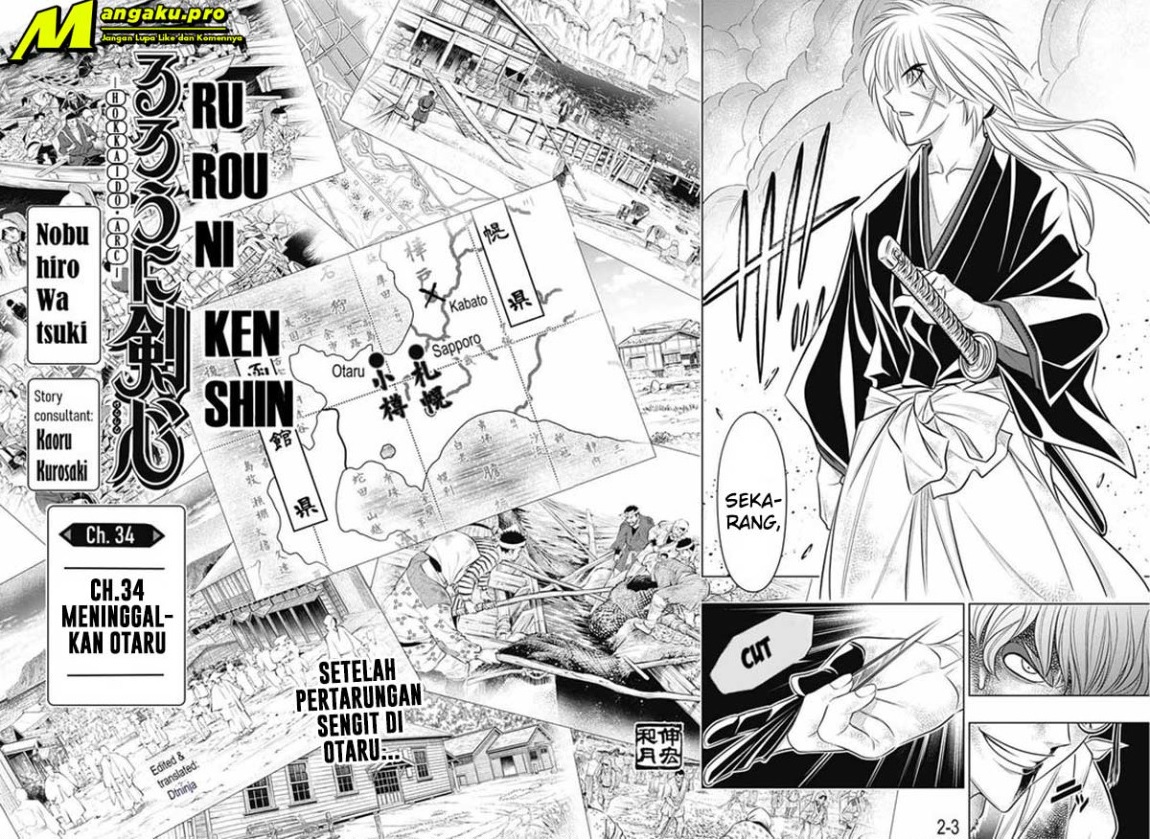 Rurouni Kenshin: Meiji Kenkaku Romantan – Hokkaido-hen chapter 34