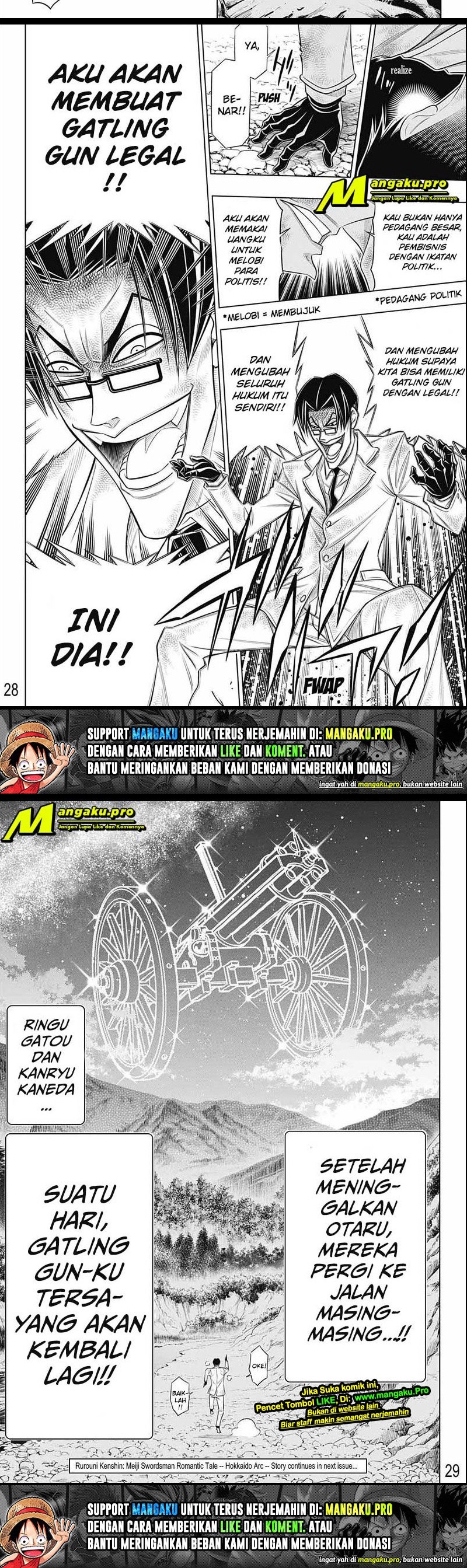 Rurouni Kenshin: Meiji Kenkaku Romantan – Hokkaido-hen chapter 34
