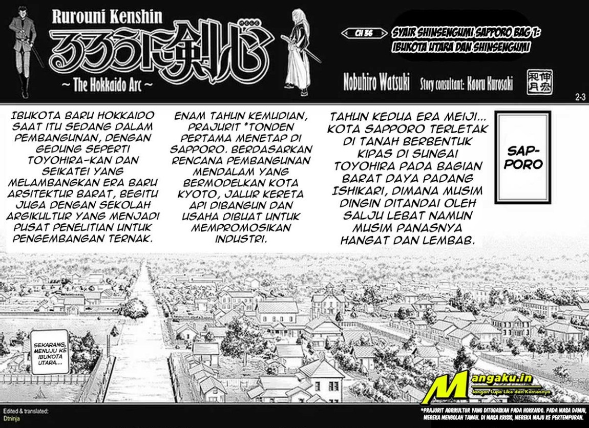 Rurouni Kenshin: Meiji Kenkaku Romantan – Hokkaido-hen Chapter 36 Bahasa Indonesia