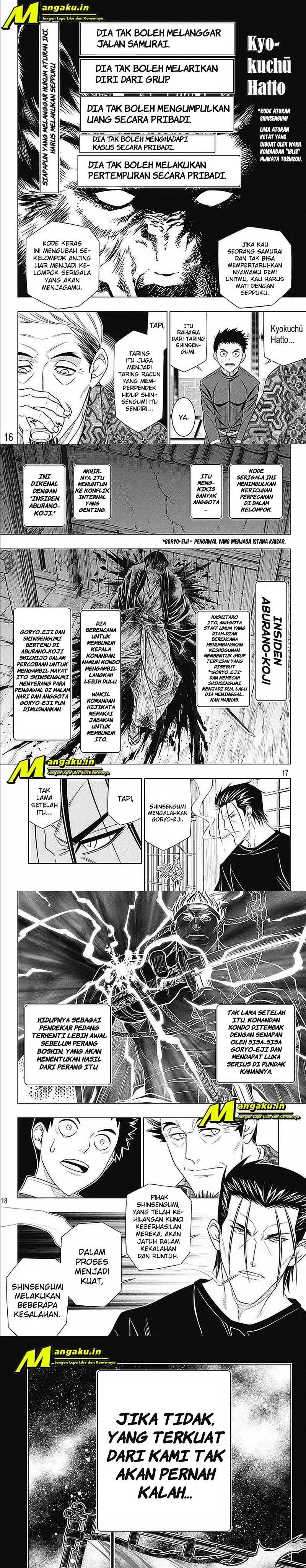 Rurouni Kenshin: Meiji Kenkaku Romantan – Hokkaido-hen Chapter 36 Bahasa Indonesia