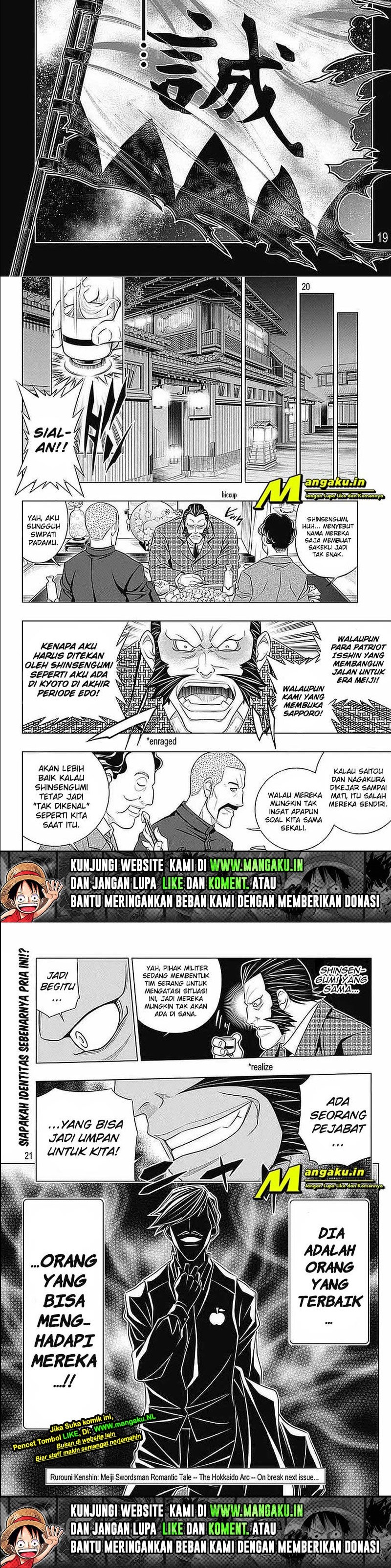 Rurouni Kenshin: Meiji Kenkaku Romantan – Hokkaido-hen Chapter 36 Bahasa Indonesia