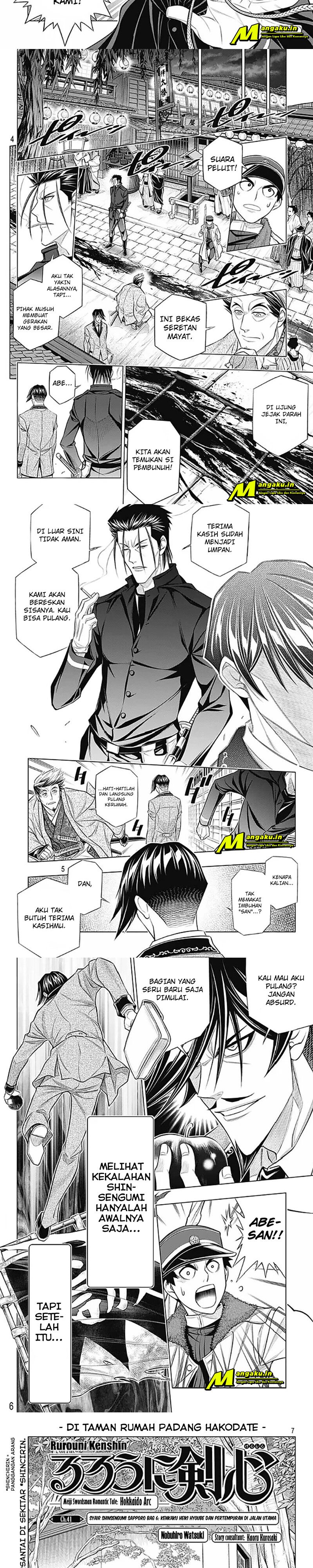 Rurouni Kenshin: Meiji Kenkaku Romantan – Hokkaido-hen Chapter 41.1 Bahasa Indonesia
