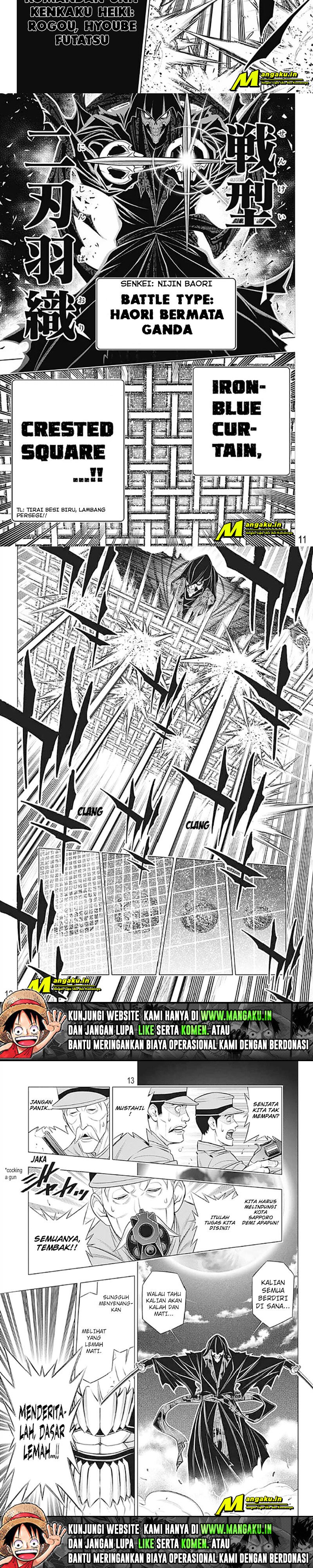 Rurouni Kenshin: Meiji Kenkaku Romantan – Hokkaido-hen Chapter 41.1 Bahasa Indonesia