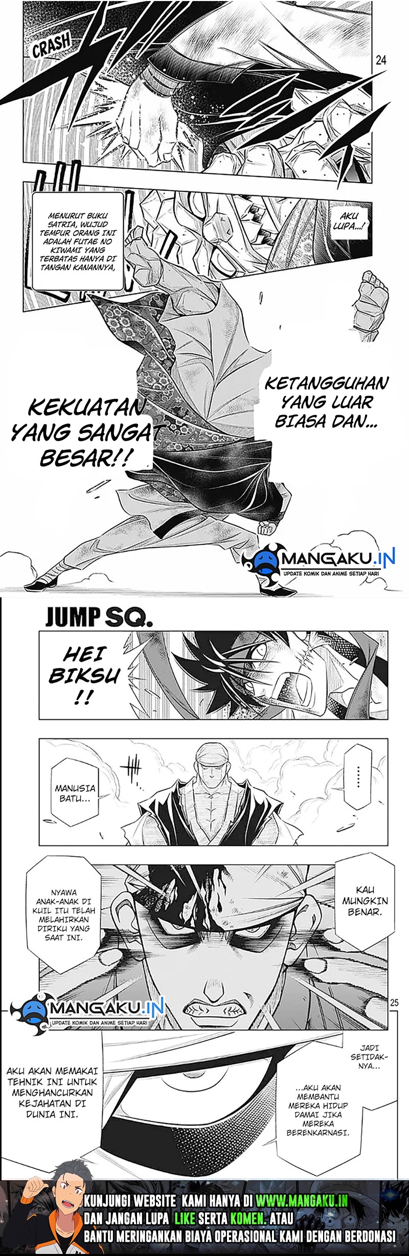 Rurouni Kenshin: Meiji Kenkaku Romantan – Hokkaido-hen Chapter 52 Bahasa Indonesia