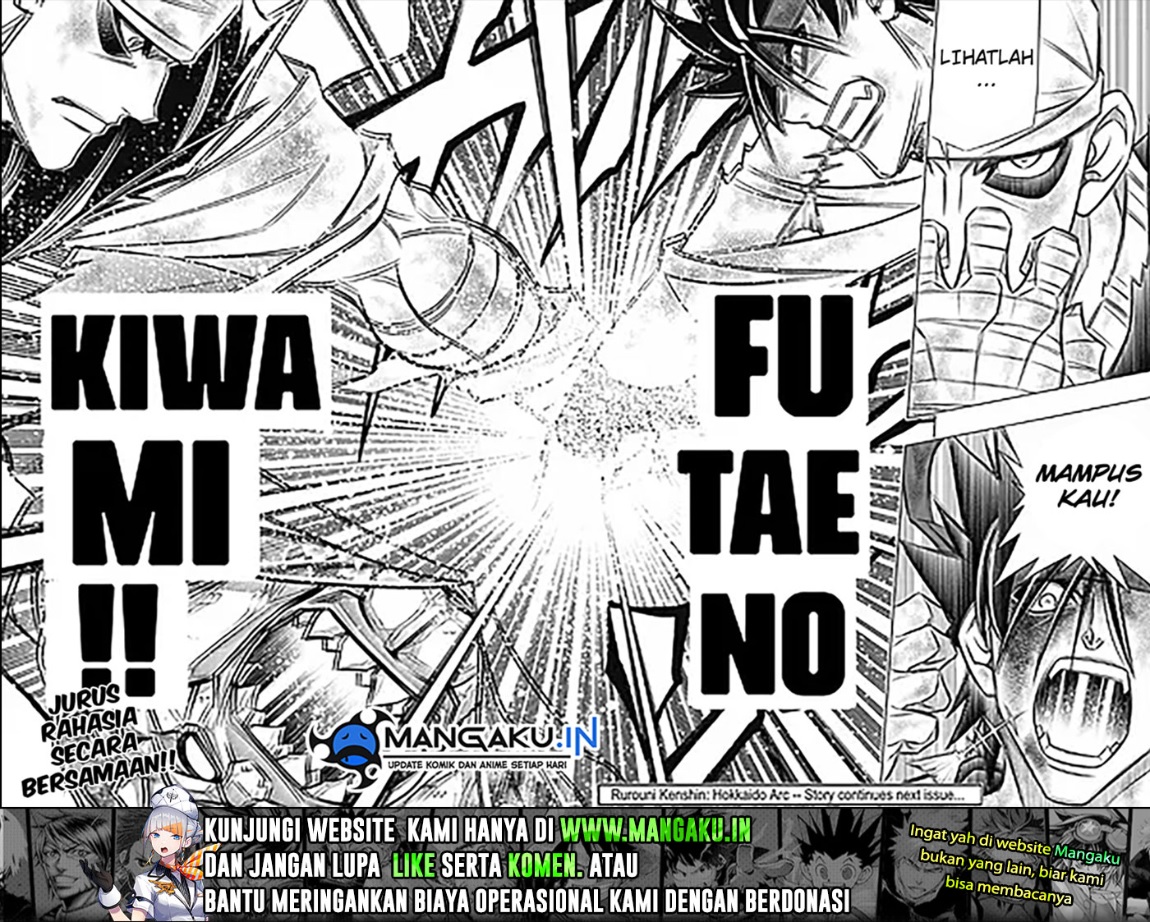 Rurouni Kenshin: Meiji Kenkaku Romantan – Hokkaido-hen Chapter 52 Bahasa Indonesia