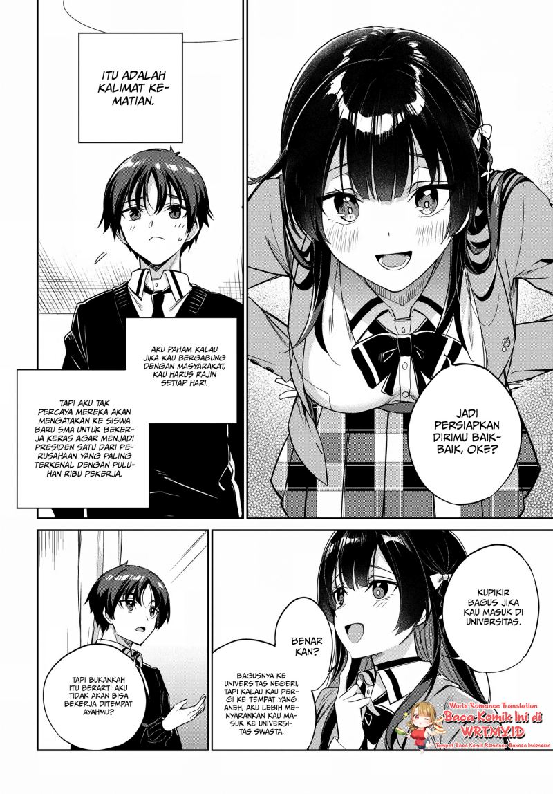 Ryoushin no Shakkin wo Katagawari Shite Morau Jouken wa Nihon’ichi Kawaii Joshikousei to Issho ni Kurasu Koto Deshita Chapter 04 Bahasa Indonesia