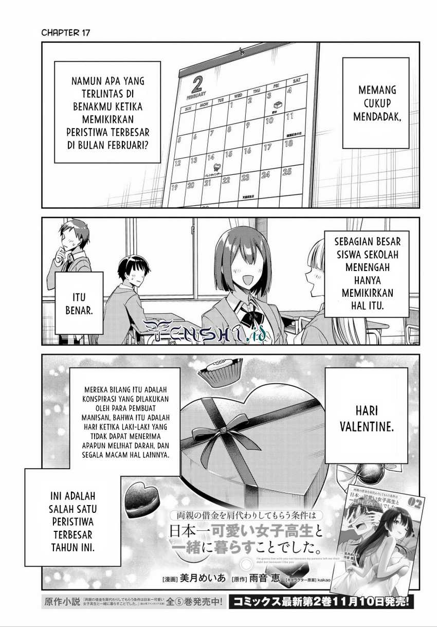 Ryoushin no Shakkin wo Katagawari Shite Morau Jouken wa Nihon’ichi Kawaii Joshikousei to Issho ni Kurasu Koto Deshita chapter 17