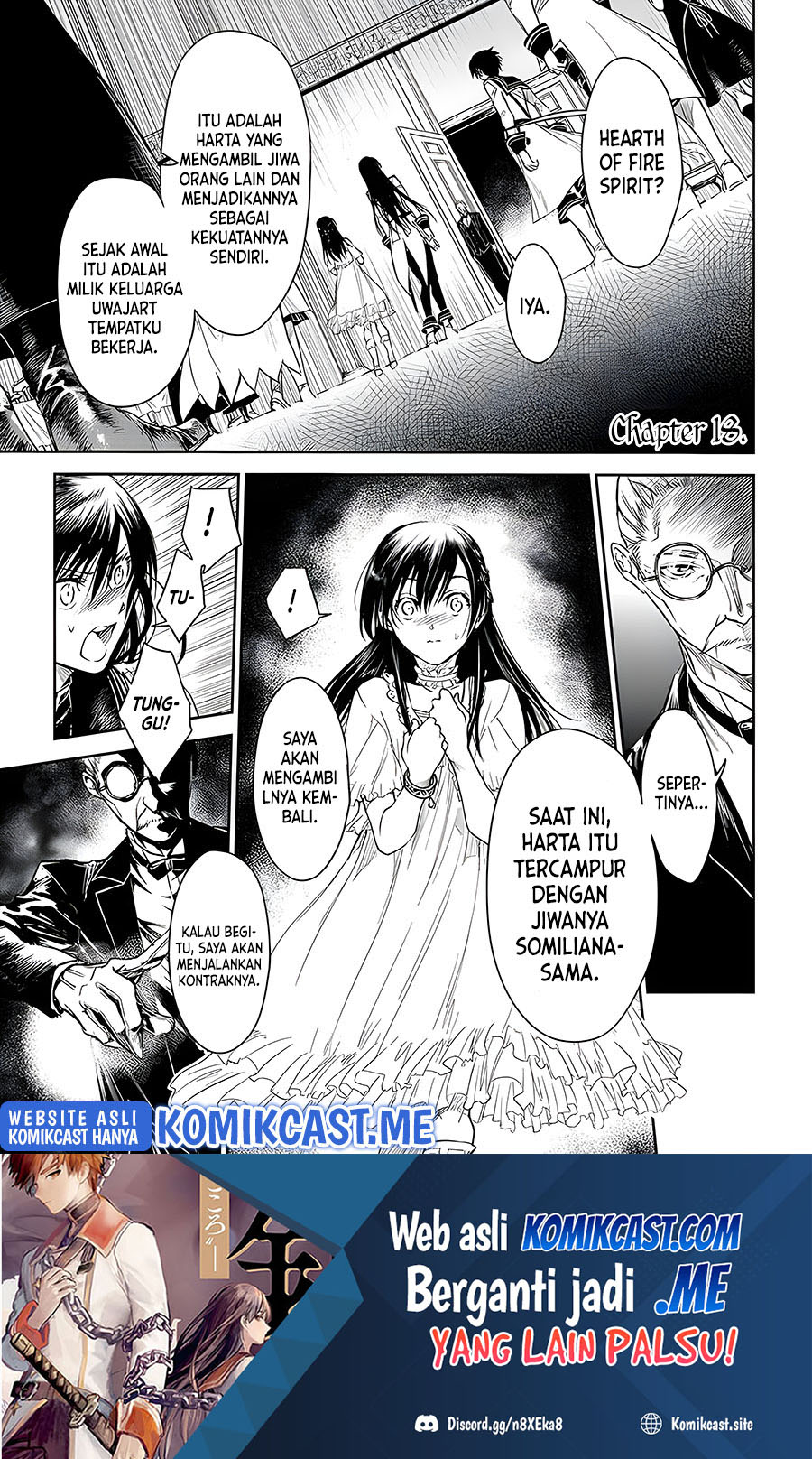 Ryū Kusari no Orishin no Naka no “Kokoro” Chapter 18 Bahasa Indonesia