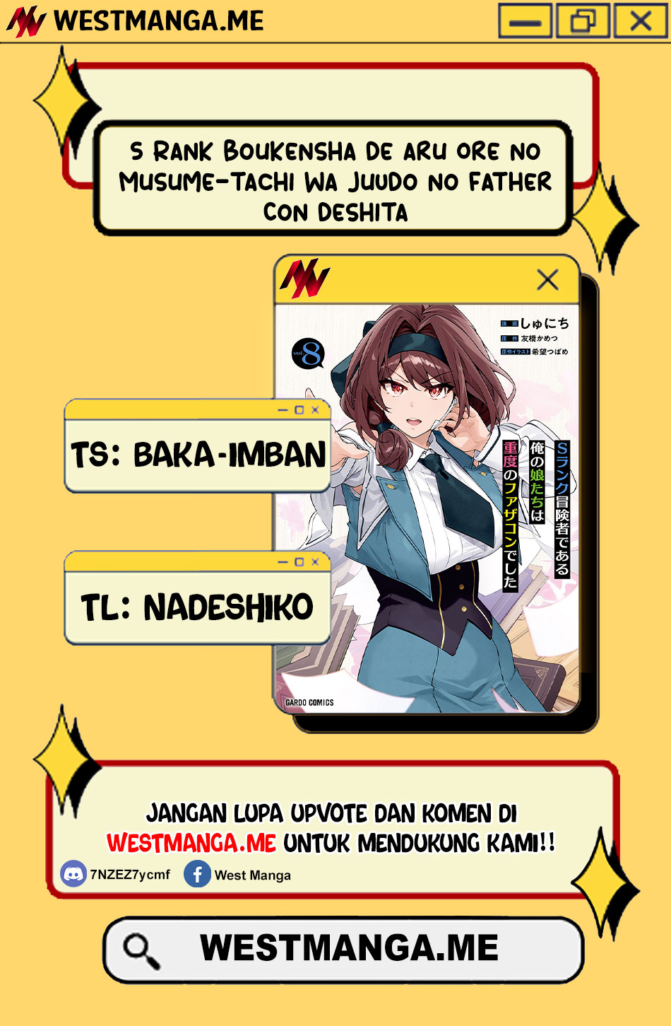 S Rank Boukensha de aru Ore no Musume-tachi wa Juudo no Father Con deshita Chapter 54 Bahasa Indonesia