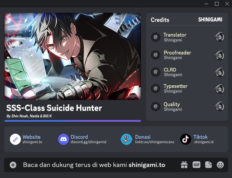 SSS-Class Suicide Hunter Chapter 151 Bahasa Indonesia