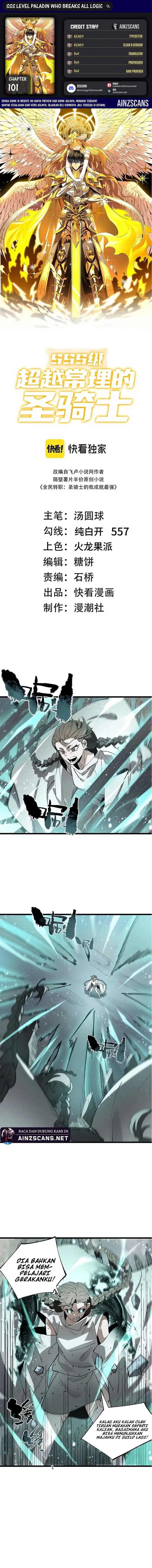 SSS-Level Paladin Who Breaks All Logic Chapter 101 Bahasa Indonesia