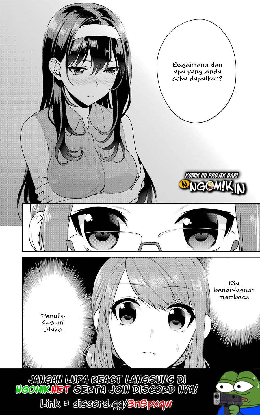 Saenai Heroine no Sodatekata: Koisuru Metronome Chapter 28 Bahasa Indonesia