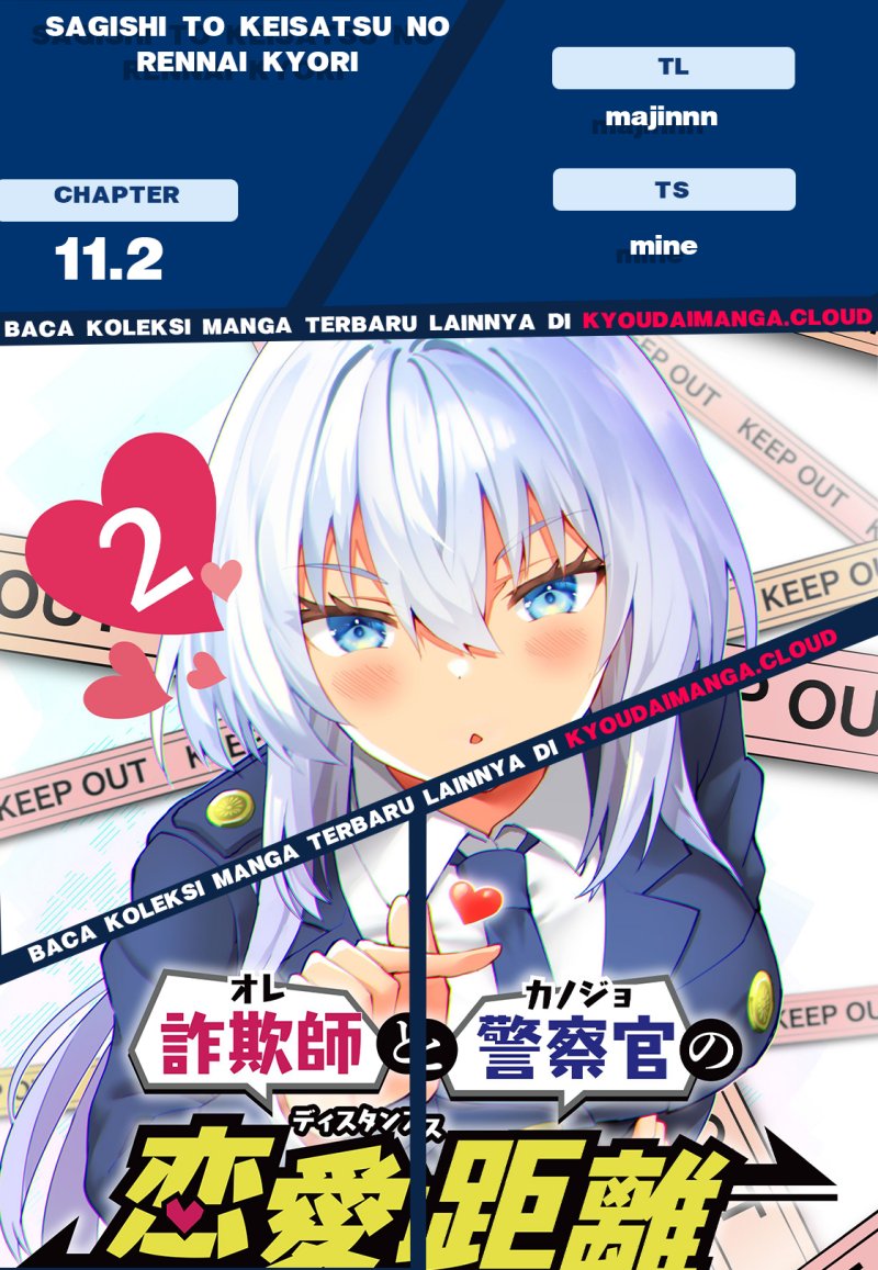Sagishi to Keisatsukan no Rennai Kyori Chapter 11.2 Bahasa Indonesia