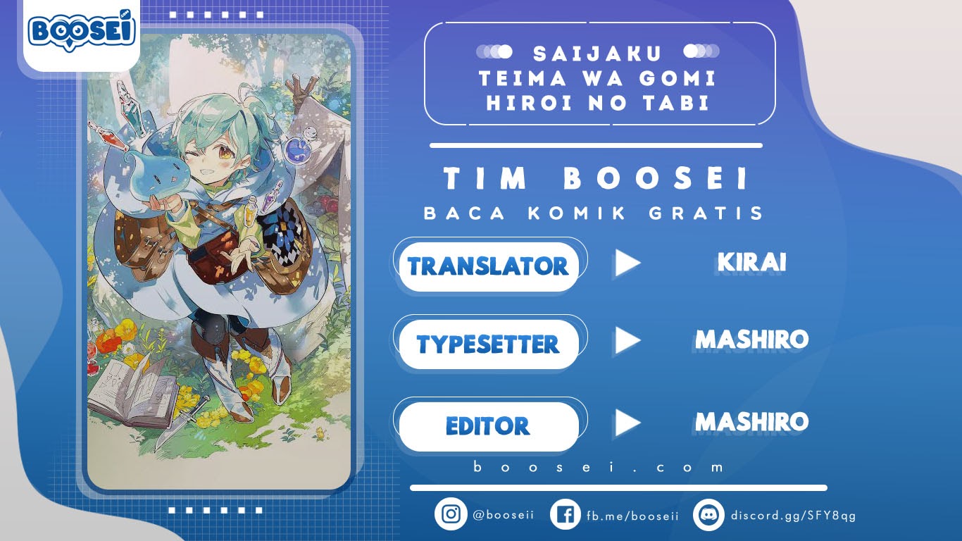 Saijaku Tamer wa Gomi Hiroi no Tabi wo Hajimemashita Chapter 01 Bahasa Indonesia