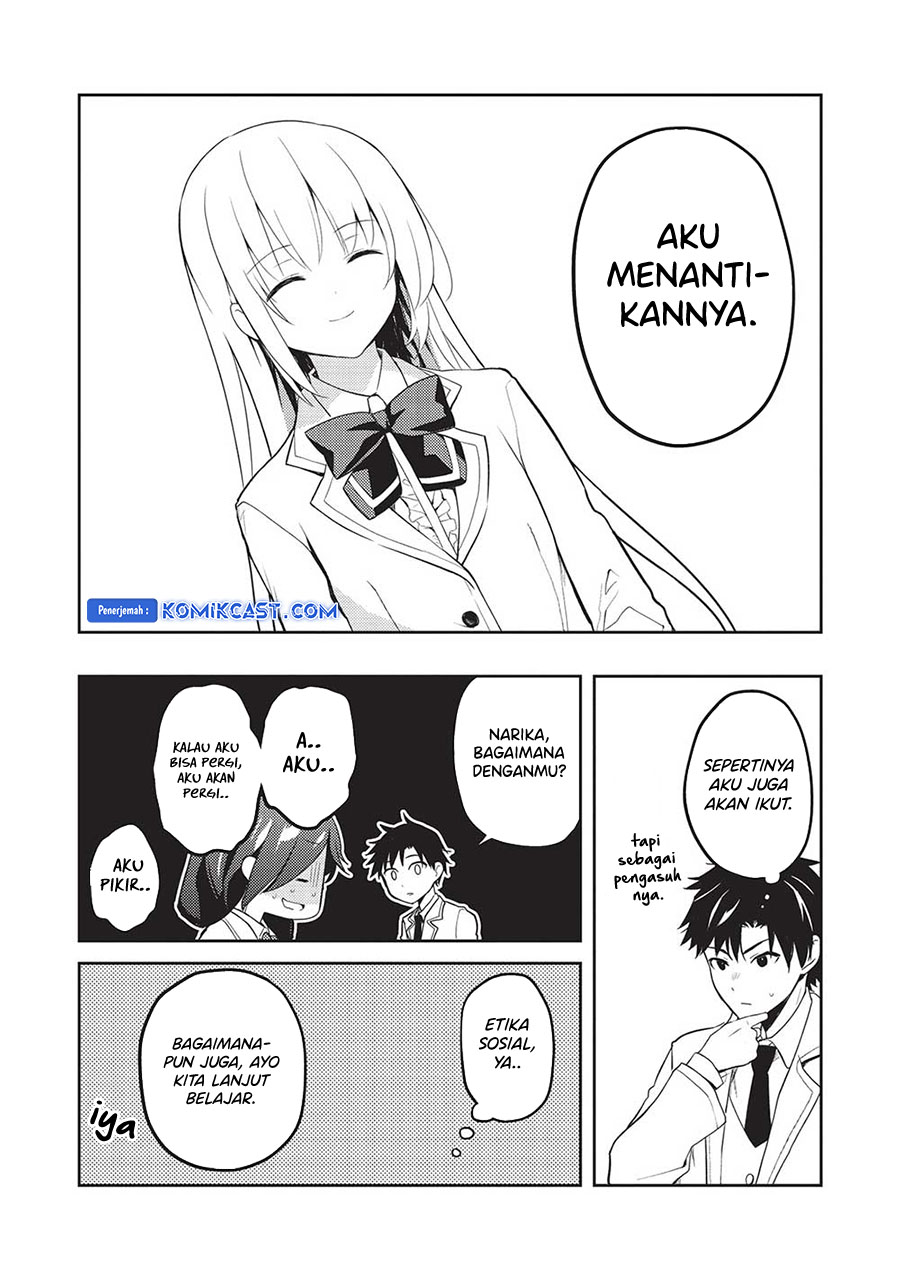 Saijo no Osewa ~Takane no Hana Darakena Meimon Kou de, Gakuin Ichi no Ojou-sama (Seikatsu Noryoku Kaimu) o Kagenagara Osewa suru Koto ni Narimashita~ chapter 17