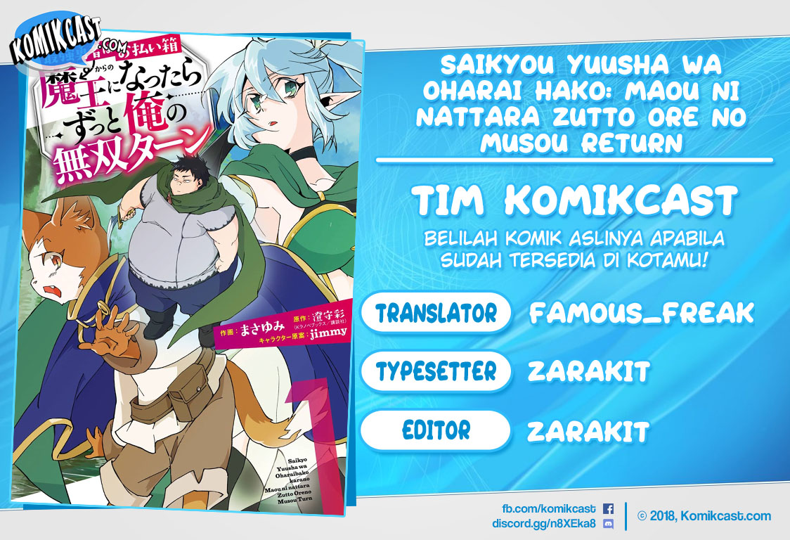 Saikyou Yuusha wa Oharai Hako: Maou ni Nattara Zutto Ore no Musou Return Chapter 03 Bahasa Indonesia