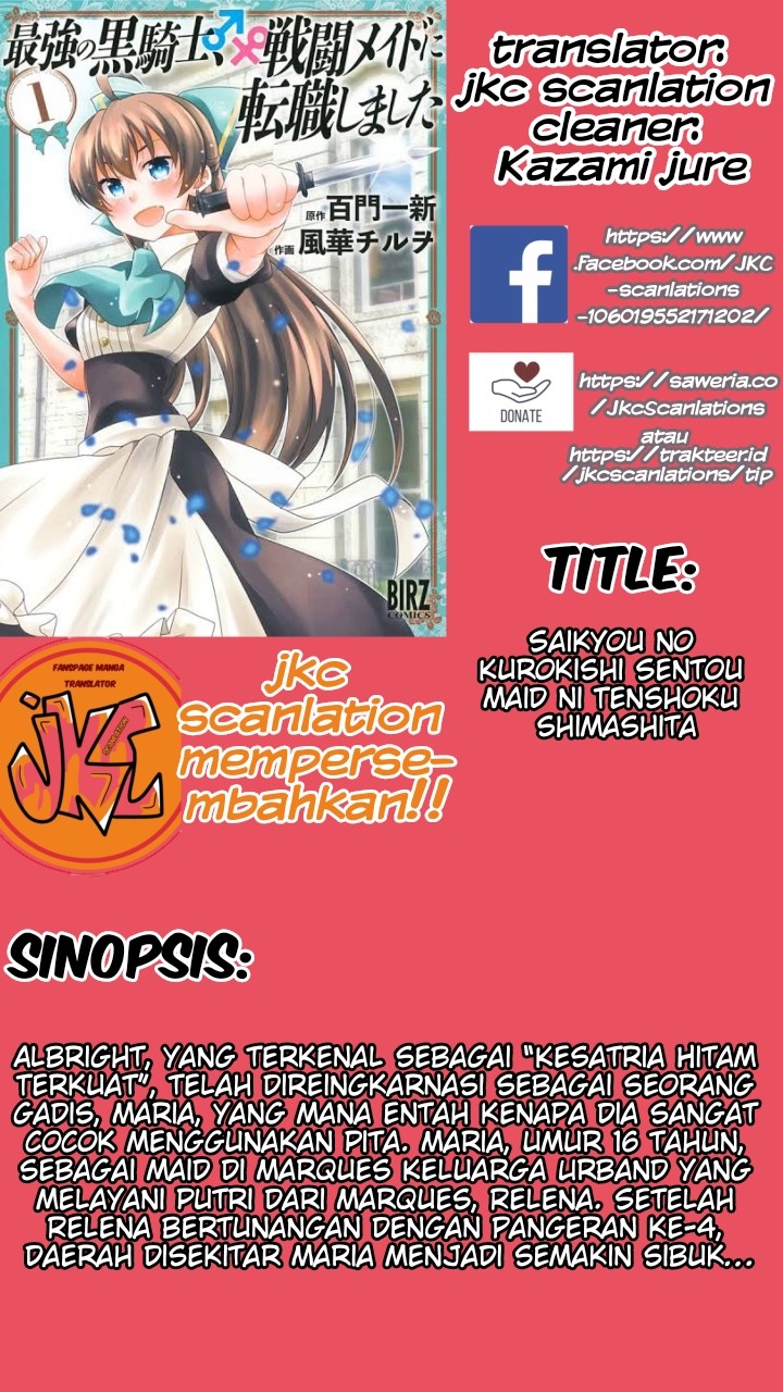 Saikyou no Kurokishi Sentou Maid ni Tenshoku shimashita chapter 9