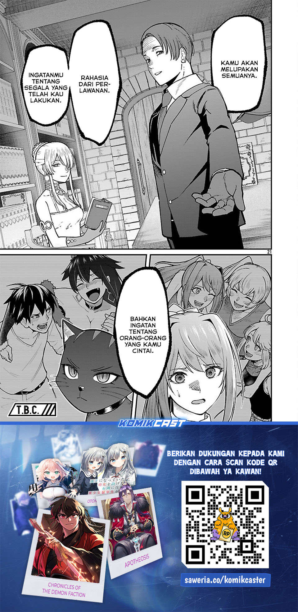Saikyou no Maou ni Kitaerareta Yuusha Chapter 31 Bahasa Indonesia
