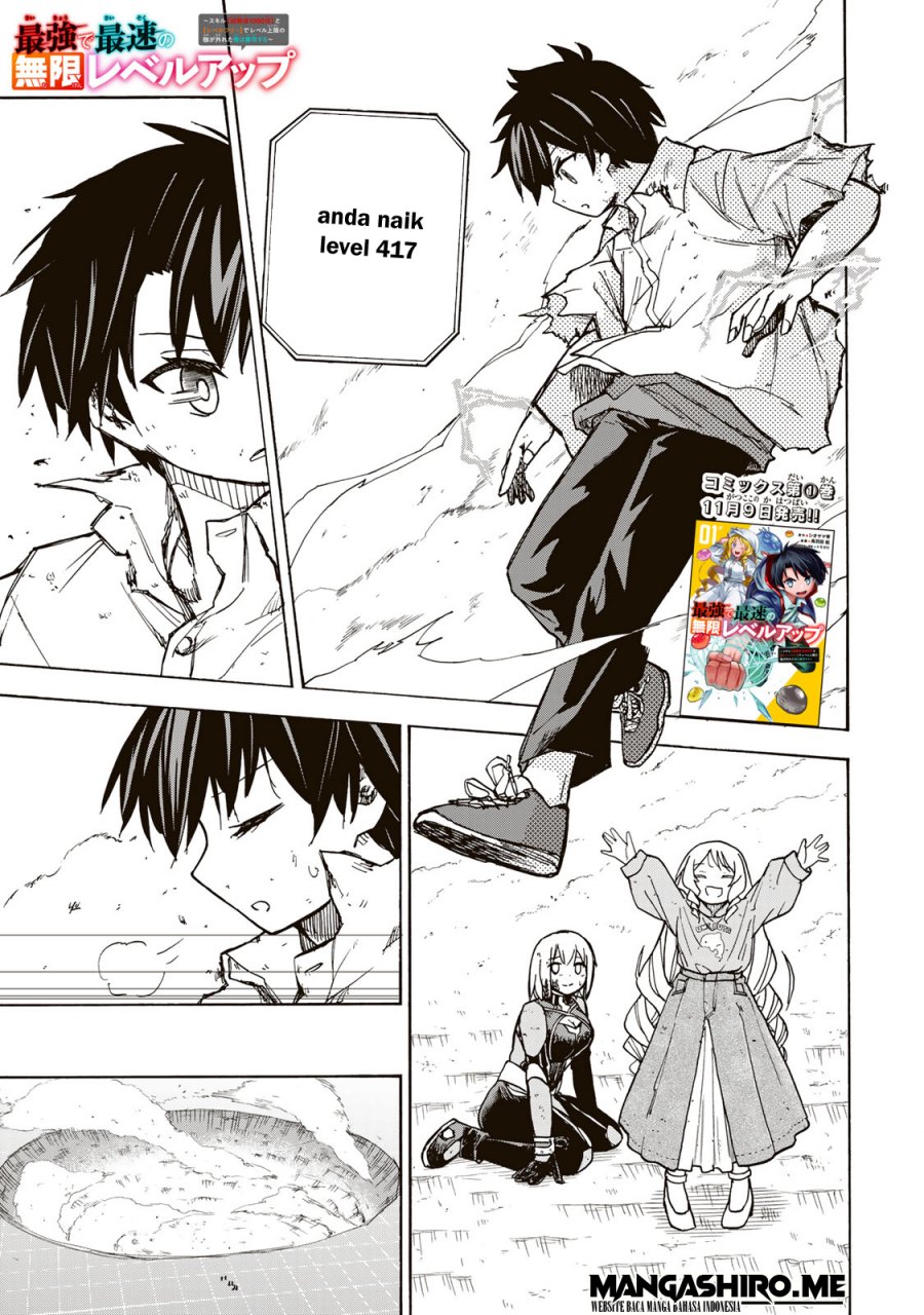 Saikyou de Saisoku no Mugen Level Up Chapter 09 Bahasa Indonesia