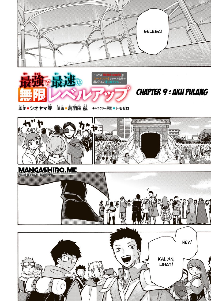 Saikyou de Saisoku no Mugen Level Up Chapter 09 Bahasa Indonesia