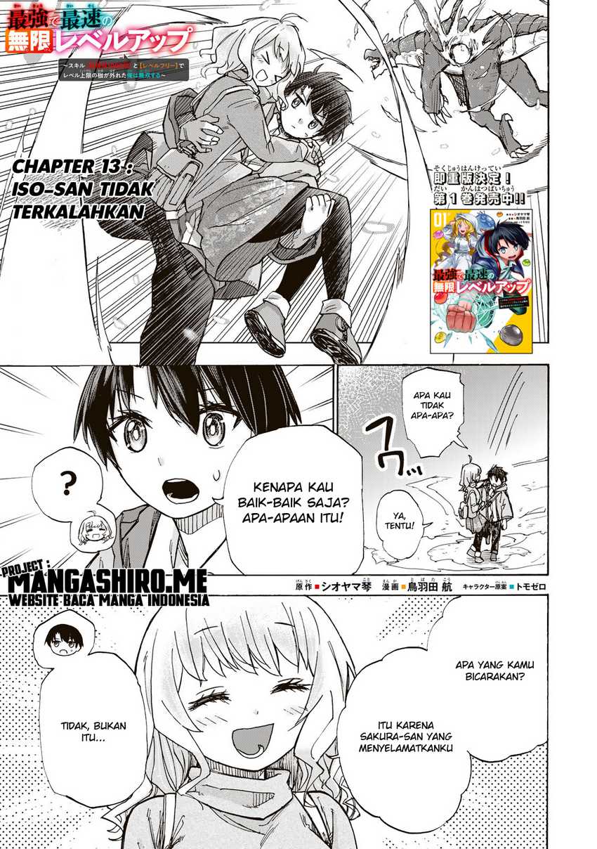 Saikyou de Saisoku no Mugen Level Up chapter 13
