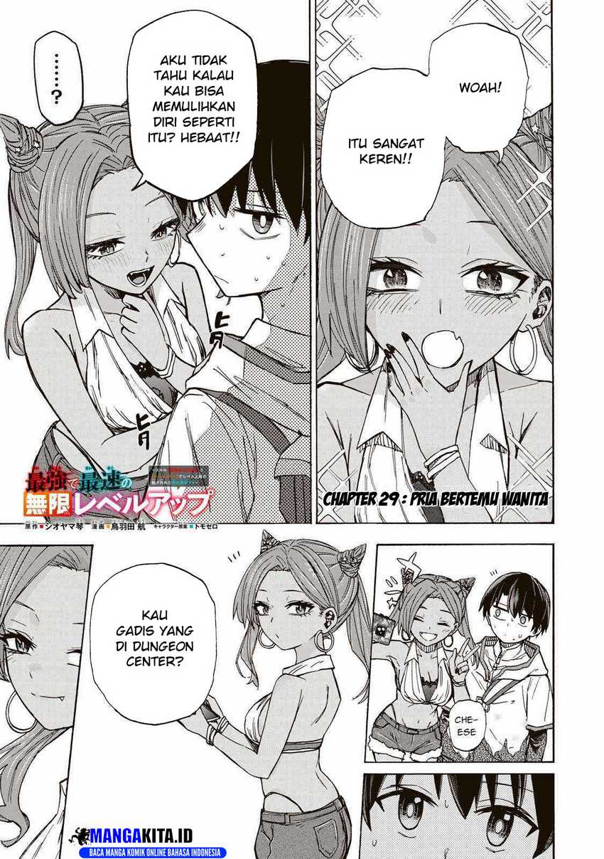 Saikyou de Saisoku no Mugen Level Up Chapter 29 Bahasa Indonesia