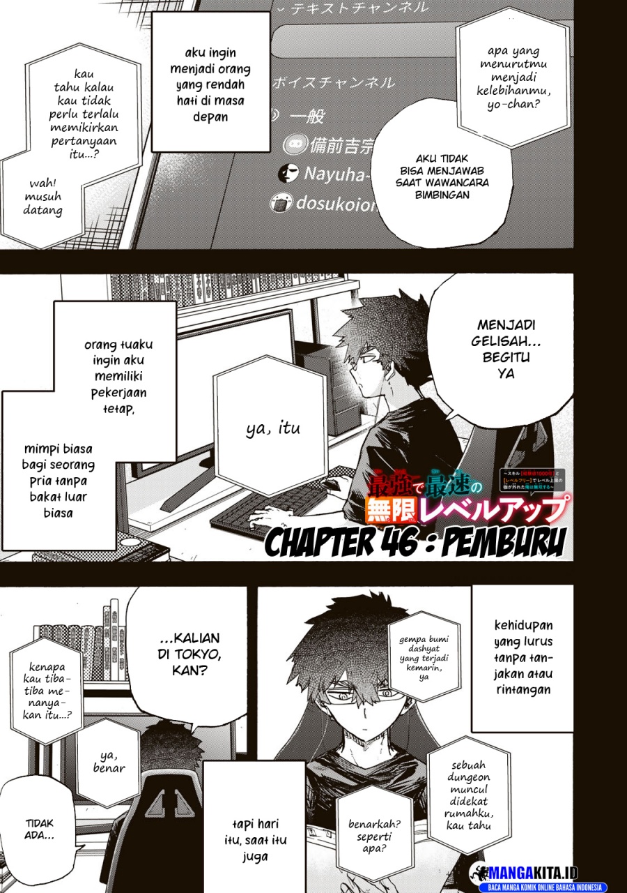 Saikyou de Saisoku no Mugen Level Up chapter 46