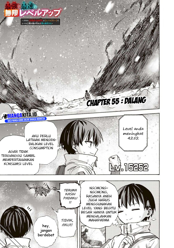 Saikyou de Saisoku no Mugen Level Up chapter 55