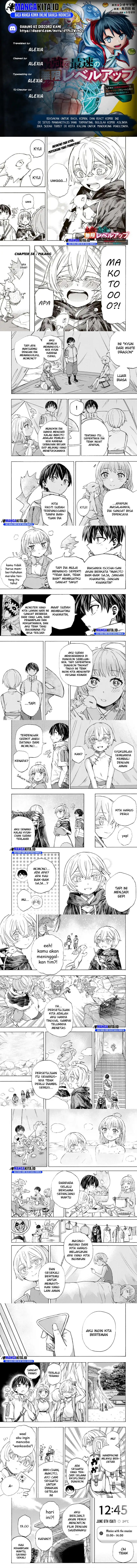 Saikyou de Saisoku no Mugen Level Up Chapter 58 Bahasa Indonesia