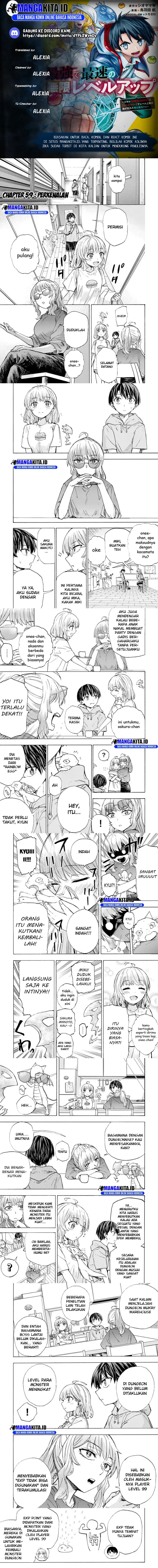Saikyou de Saisoku no Mugen Level Up chapter 59