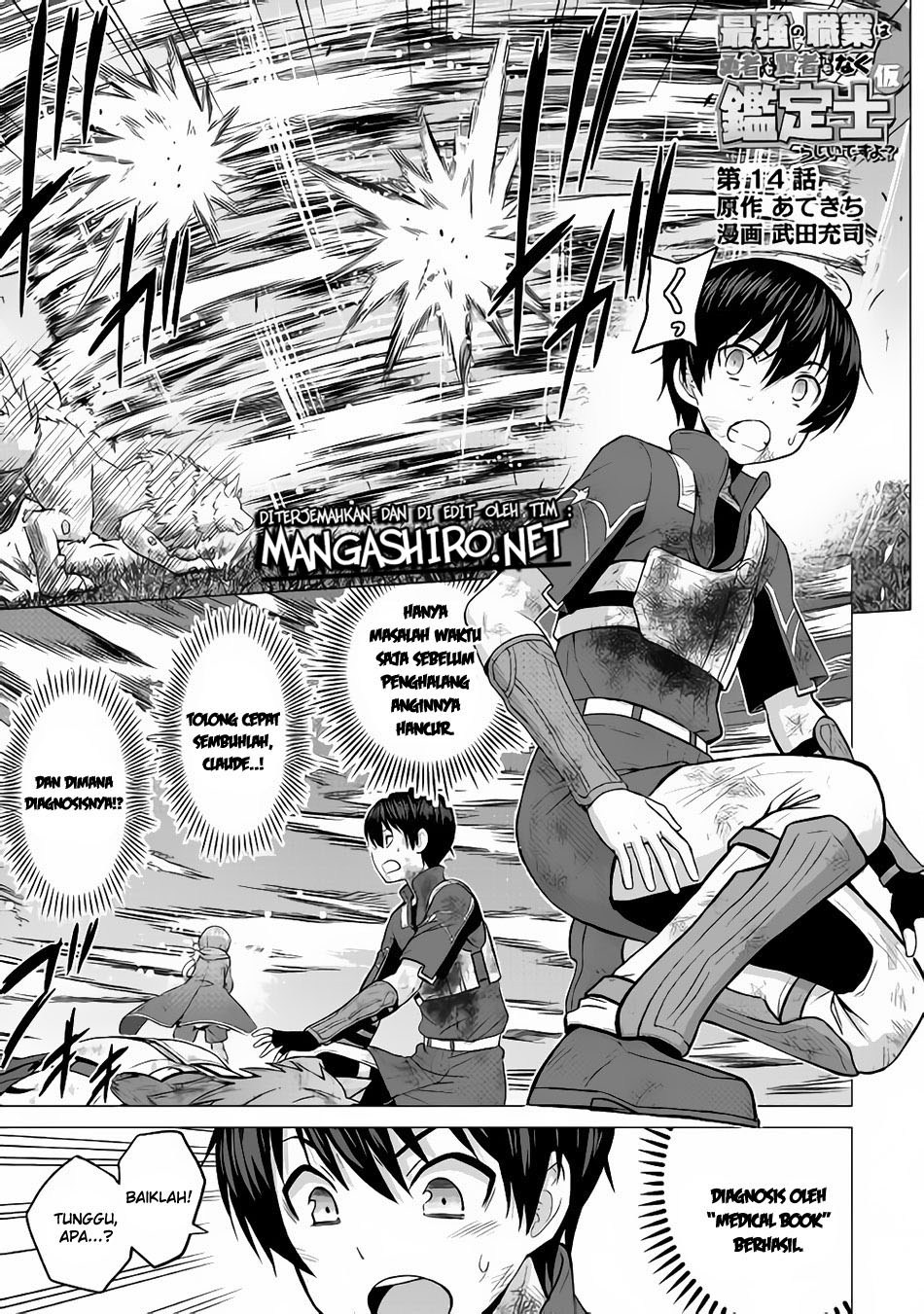 Saikyou no Shokugyou wa Yuusha demo Kenja demo naku Kanteishi (Kari) rashii desu yo? chapter 14