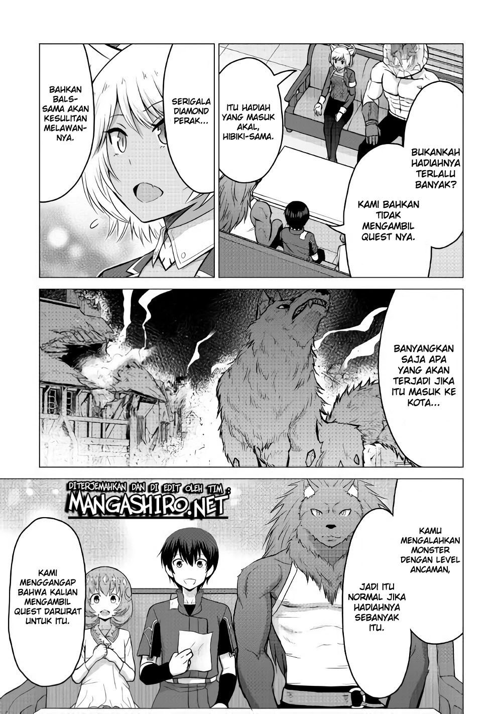 Saikyou no Shokugyou wa Yuusha demo Kenja demo naku Kanteishi (Kari) rashii desu yo? Chapter 16.2 Bahasa Indonesia