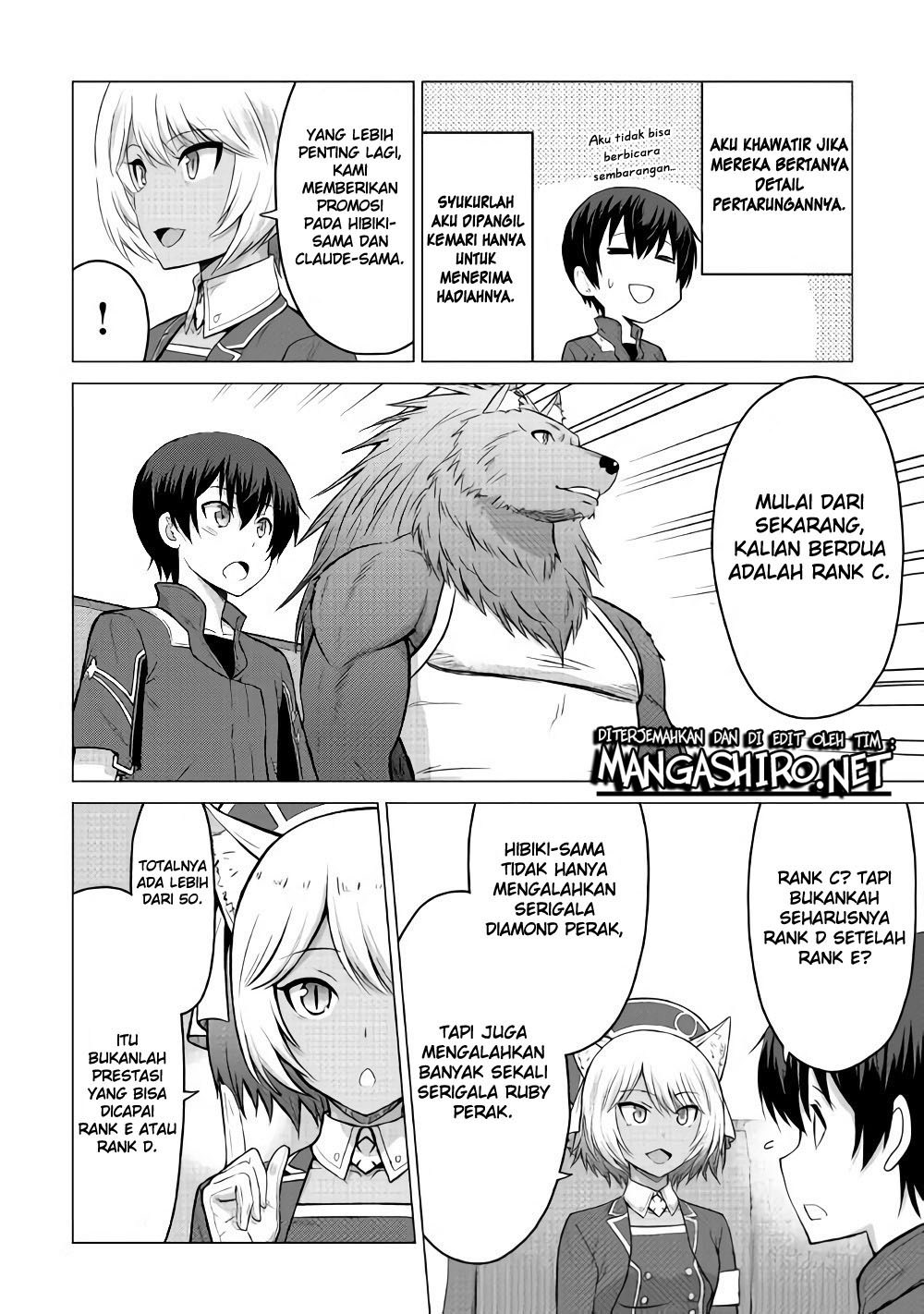 Saikyou no Shokugyou wa Yuusha demo Kenja demo naku Kanteishi (Kari) rashii desu yo? Chapter 16.2 Bahasa Indonesia