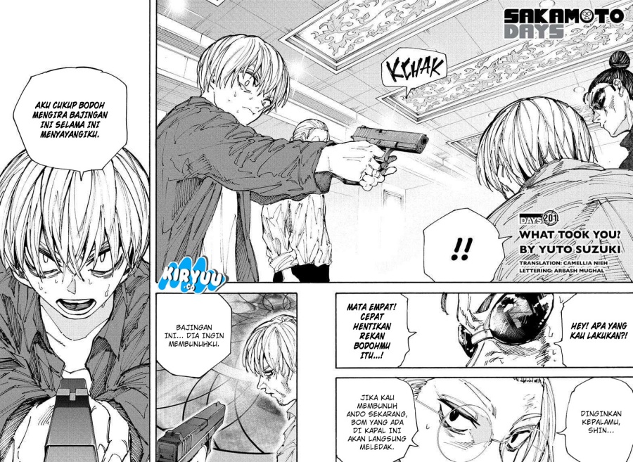 Sakamoto Days Chapter 201 Bahasa Indonesia