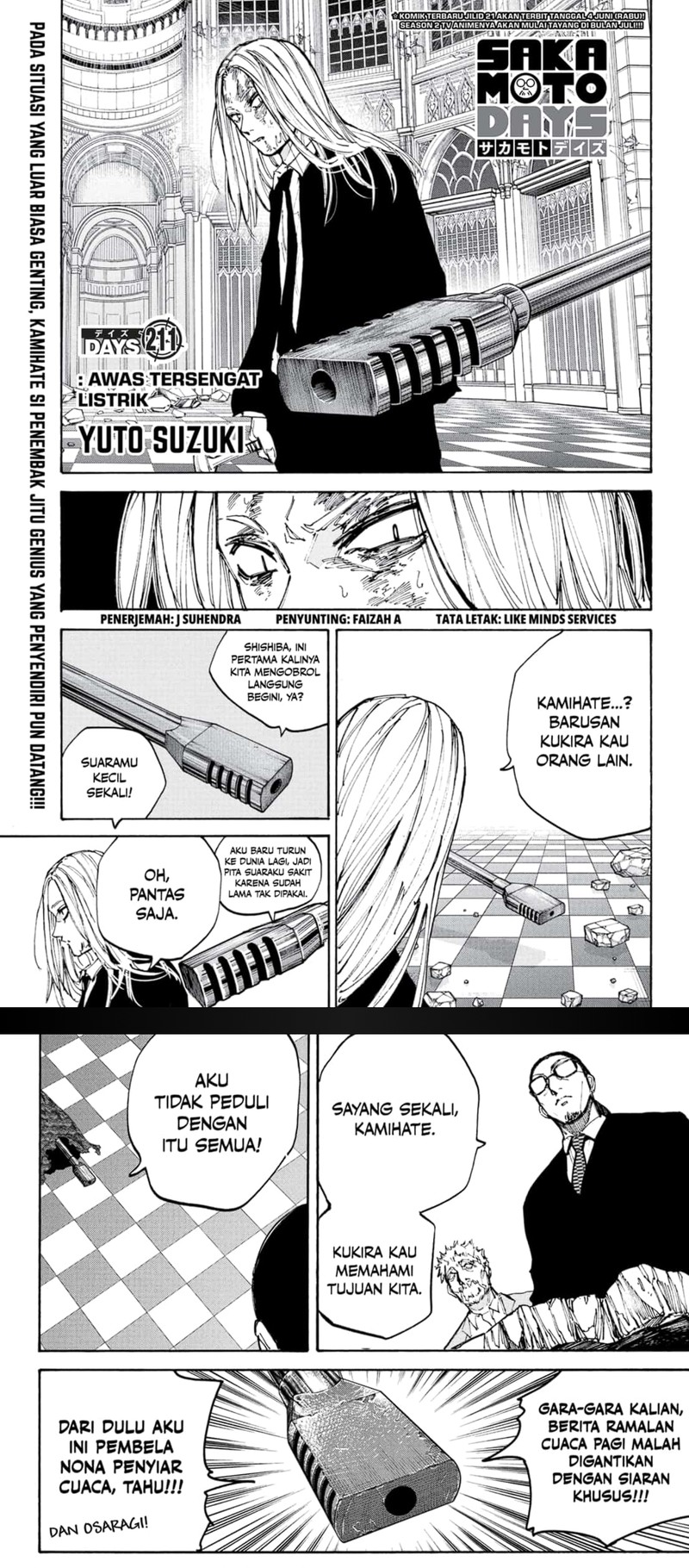 Sakamoto Days Chapter 211 Bahasa Indonesia