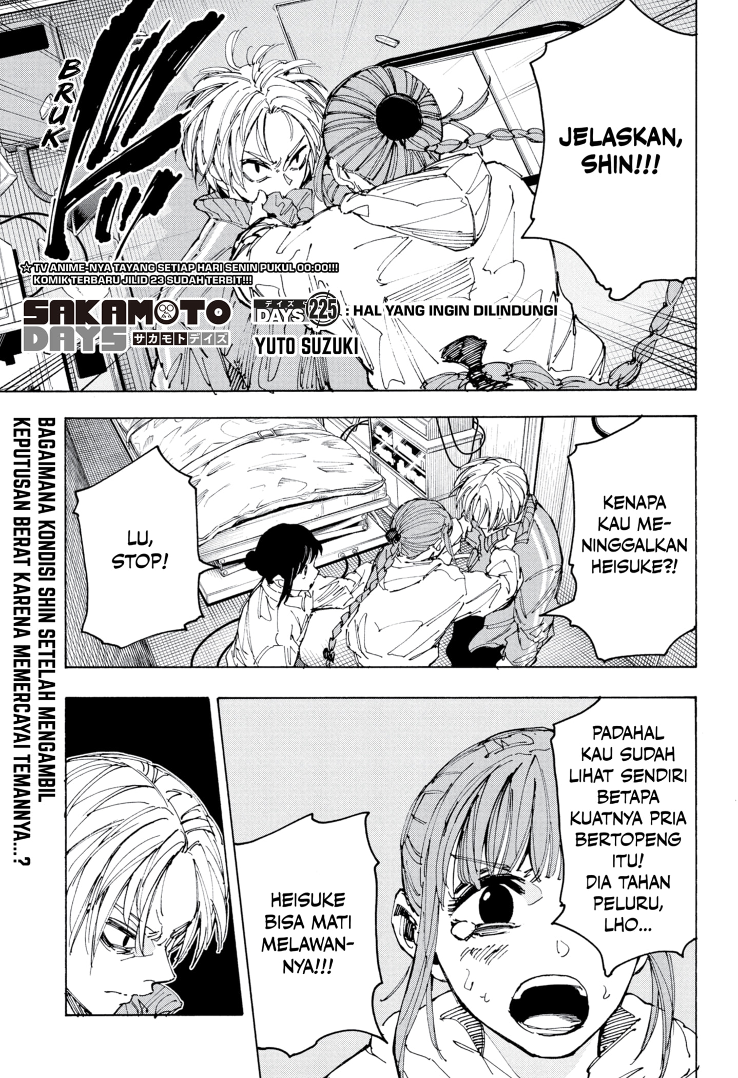 Sakamoto Days Chapter 225 Bahasa Indonesia