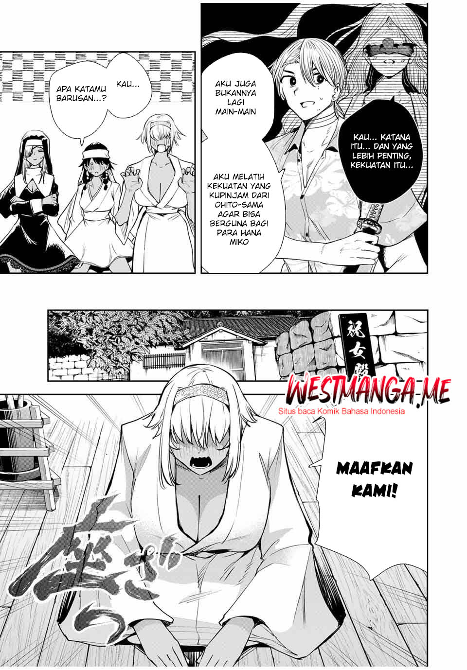 Sakigake no Hana Miko Chapter 58 Bahasa Indonesia