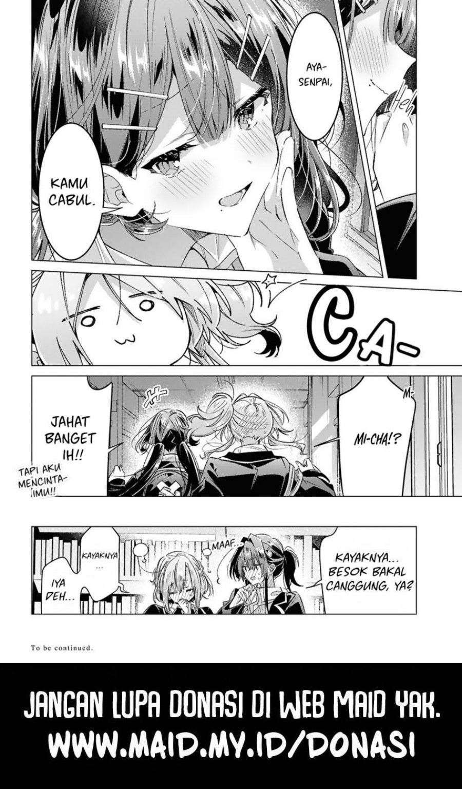Sasayaku You ni Koi wo Utau Chapter 57 Bahasa Indonesia