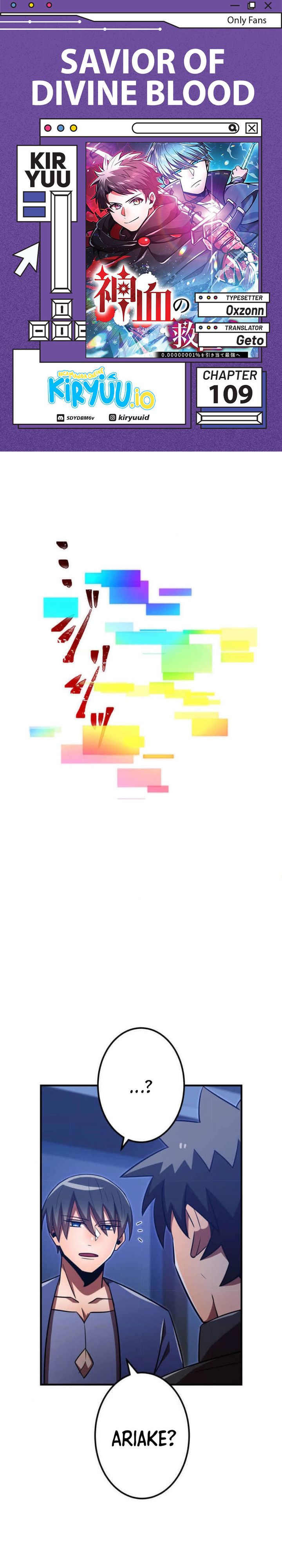 Savior of Divine Blood ~Draw Out 0.00000001% to Become the Strongest~ chapter 109