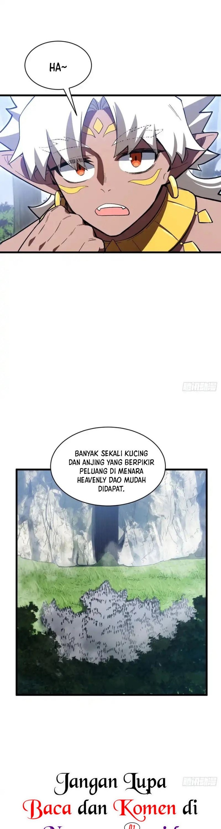 Scoring the Sacred Body of the Ancients from the Get-go Chapter 127 Bahasa Indonesia