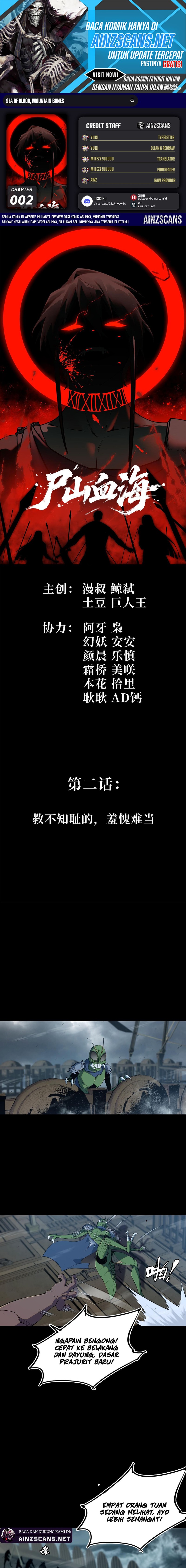 Sea of Blood Mountain of Bones Chapter 02 Bahasa Indonesia
