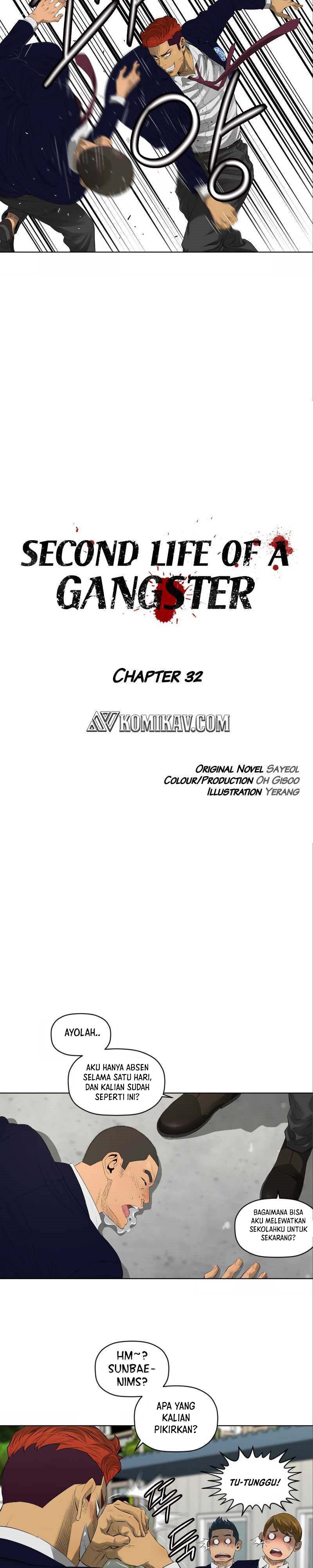 Second life of a Gangster Chapter 32 Bahasa Indonesia