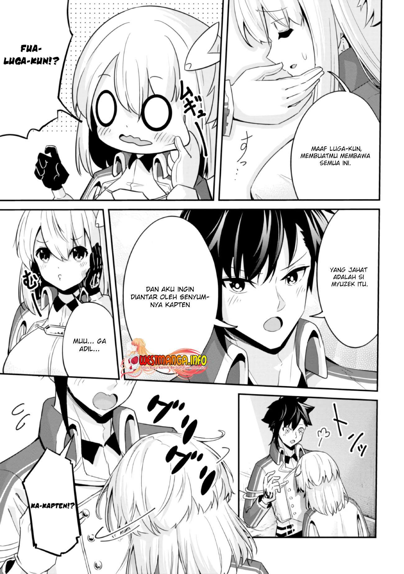 Seikishi ni Natta kedo Danchou no Oppai ga Sugosugite Kokoro ga Kiyomerarenai Chapter 07 Bahasa Indonesia