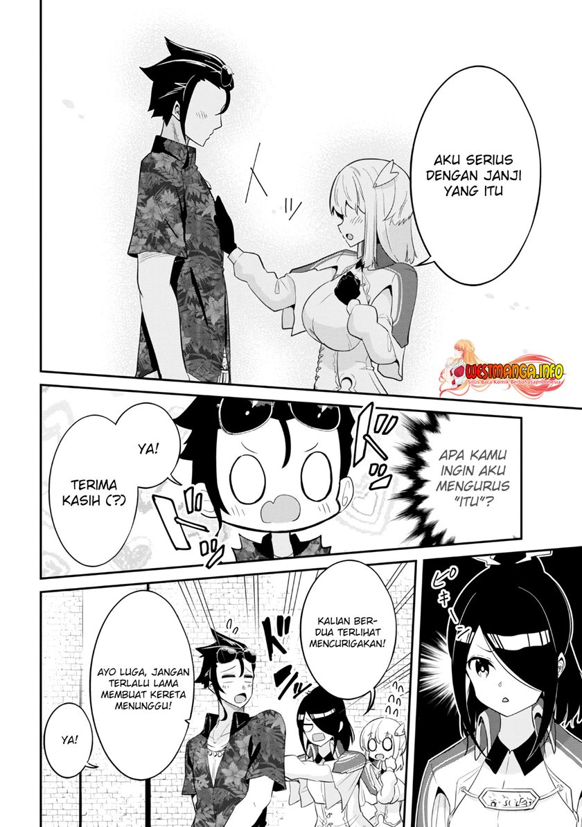 Seikishi ni Natta kedo Danchou no Oppai ga Sugosugite Kokoro ga Kiyomerarenai Chapter 19.1 Bahasa Indonesia