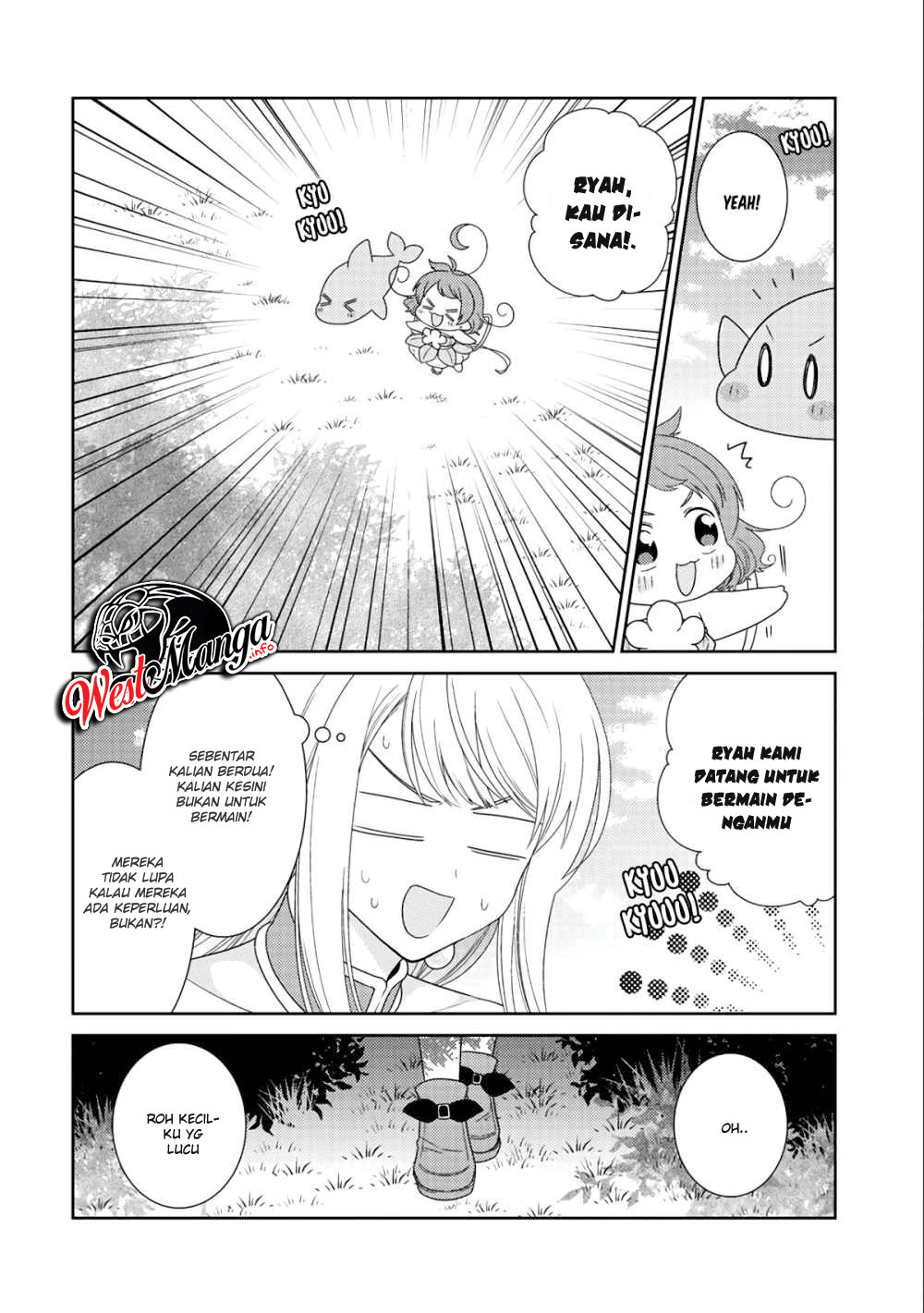 Seirei-tachi no Rakuen to Risou no Isekai Seikatsu chapter 13